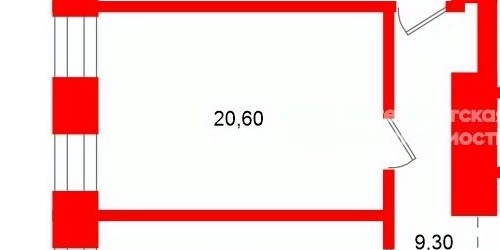 2-комн квартира Косая линия, 24/25