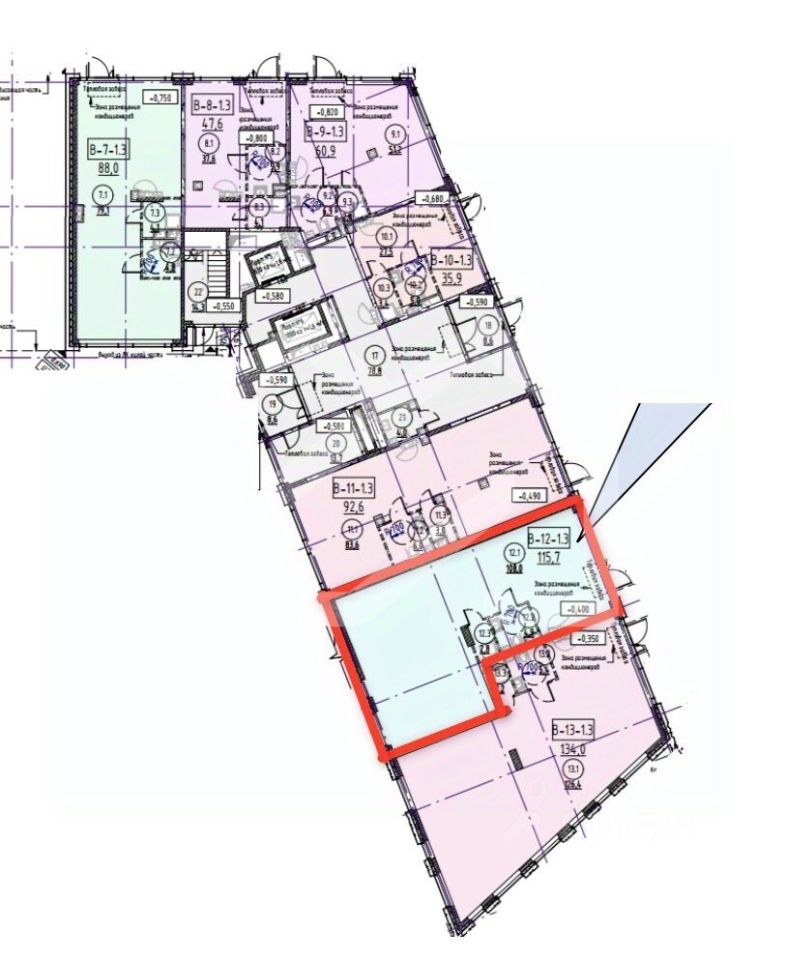 Продажа торгового помещения ул Петра Кончаловского,  д. 7,  к. 3