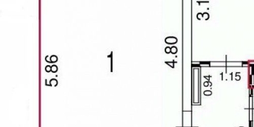 1-комн квартира Базовская улица, 24Б