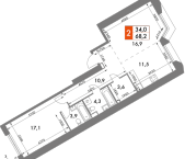 Продать Квартиры в новостройке Москва г., Академика Волгина ул.   3