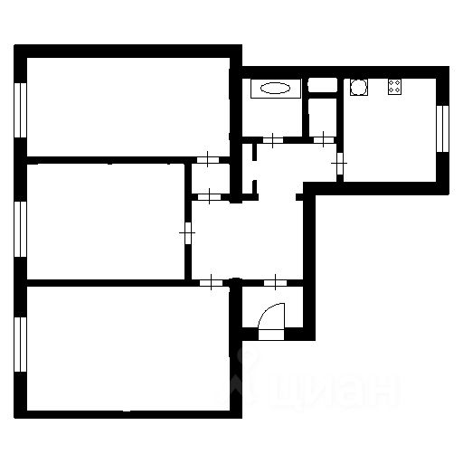 Продажа 3-комн квартиры на вторичном рынке Новочеркасский проспект, 41/14