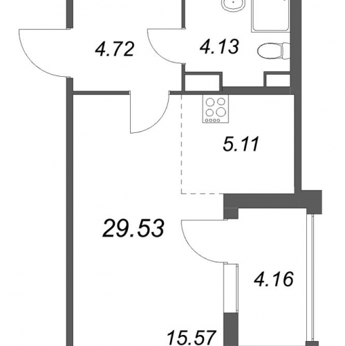 Студия Санкт-Петербург г., Курская ул.,  к. 1