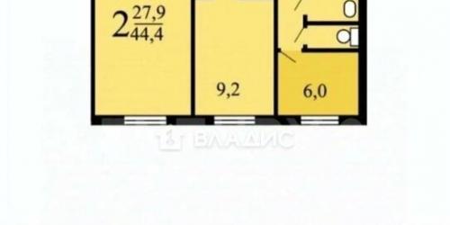 2-комн квартира Ореховый б-р,  д. 23,  к. 1