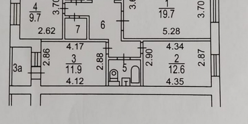 3-комн квартира Токмаков переулок, дом 12/20