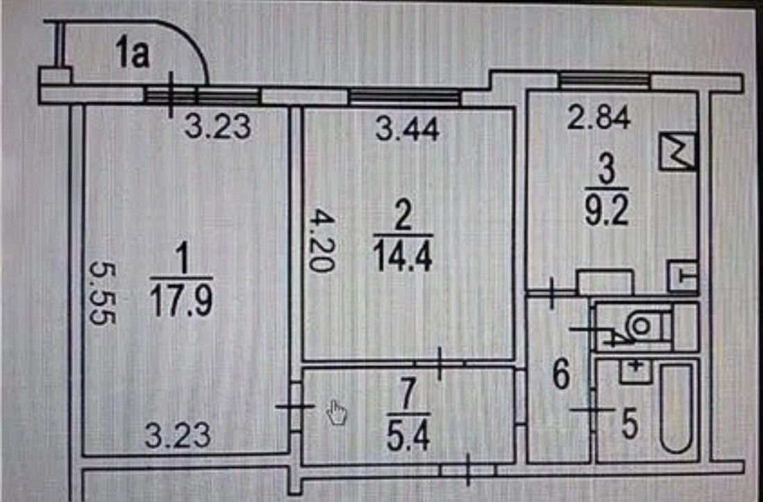Продажа 2-комн квартиры на вторичном рынке улица Амундсена, 11