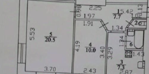 2-комн квартира улица Ольги Берггольц, 9К1