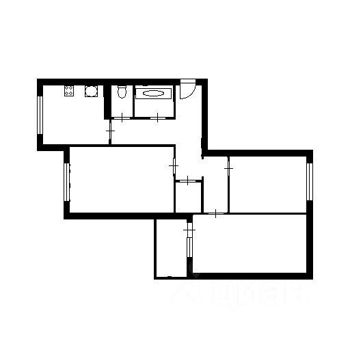 Продажа 3-комн квартиры на вторичном рынке Парашютная улица,  д. 58