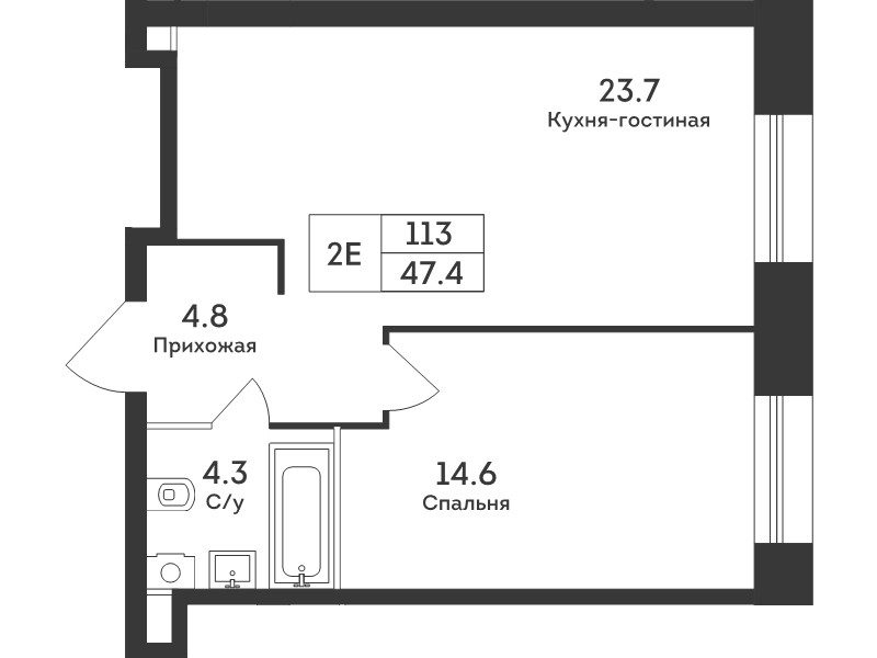 Продажа 1-комн квартиры в новостройке Москва г., Дербеневская ул.,  к. 5