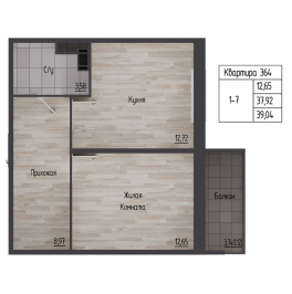Продажа 1-комн квартиры в новостройке Сертолово г., Дмитрия Кожемякина ул.,  к. 2