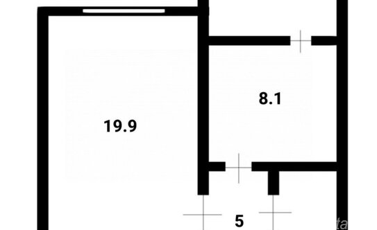 Продажа 1-комн квартиры на вторичном рынке улица Лескова,  д. 19