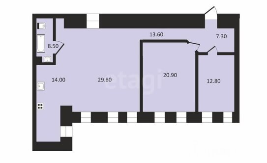 Продажа 3-комн квартиры на вторичном рынке Кирочная улица,  д. 47