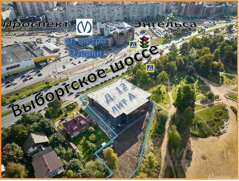 Аренда отдельного здания Выборгское шоссе,  д. 12