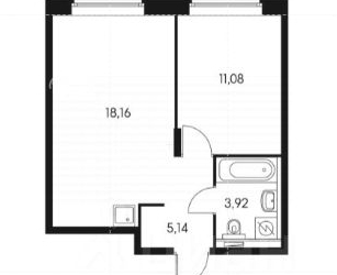 2-комн квартира Цимлянская улица, 3к2
