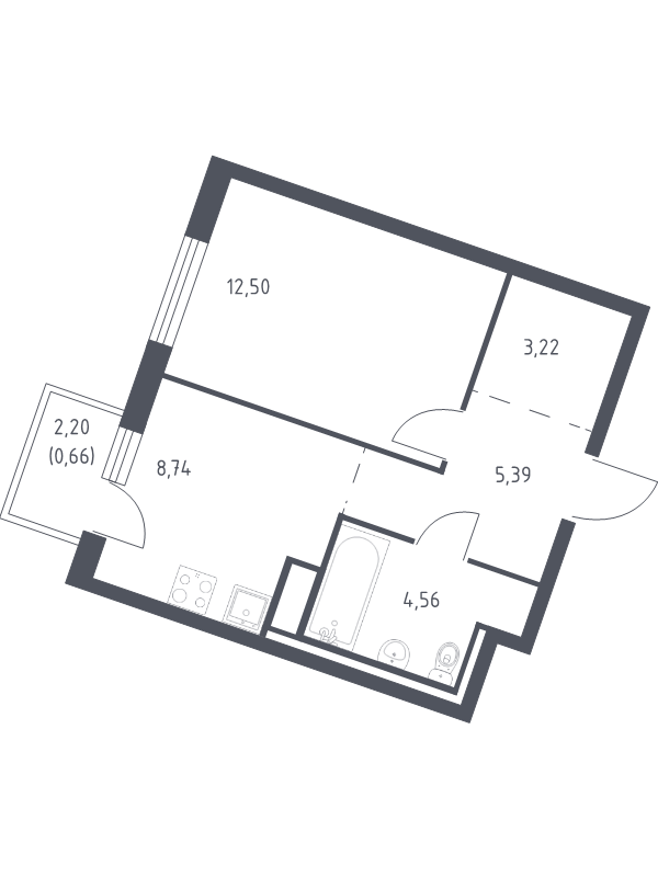 Продажа 1-комн квартиры в новостройке Лаголово д., Гатчинское ш.,  к. 4