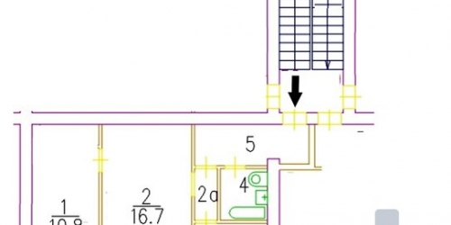 2-комн квартира ул Борисовская,  д. 7