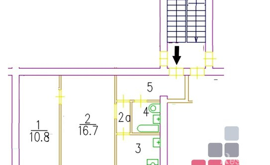 Продажа 2-комн квартиры на вторичном рынке ул Борисовская,  д. 7