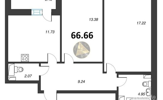 Продажа 2-комн квартиры на вторичном рынке б-р Головнина,  д. 6,  к. 1 стр 1
