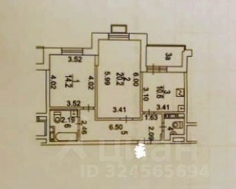 Продажа 2-комн квартиры на вторичном рынке Радужная улица, 18