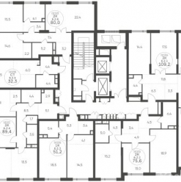 Продажа 2-комн квартиры в новостройке Крылатская ул,  д. 33 к2