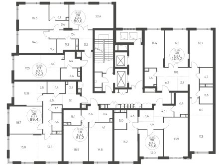 Продажа 2-комн квартиры в новостройке Крылатская ул,  д. 33 к2