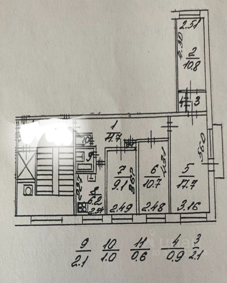 Продажа 4-комн квартиры на вторичном рынке улица Маршала Новикова, 11