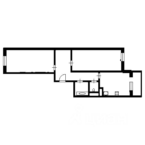 Продажа 2-комн квартиры на вторичном рынке пос. Шушары, Первомайская улица, 15