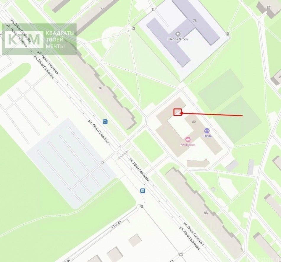 Продажа ПСН улица Лёни Голикова,  д. 82