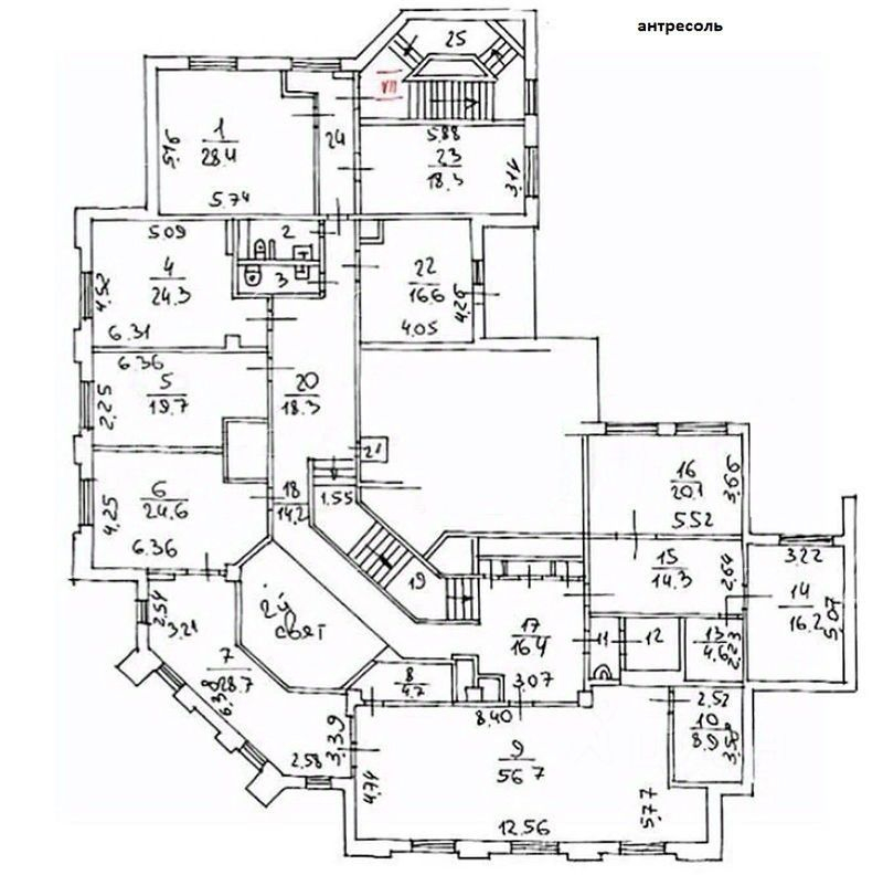 Аренда офиса ул Валовая,  д. 20