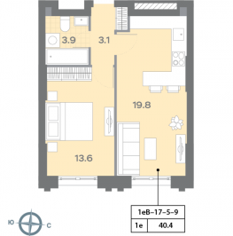 Продажа 1-комн квартиры в новостройке Москва г., Ильменский проезд,  к. 1