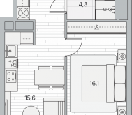 Продажа квартир в ЖК Москва г., Береговой проезд,  к. 1