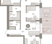 Продать Квартиры в новостройке Новоселье п., Петропавловская ул.   2