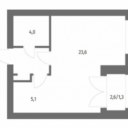 Продажа 1-комн квартиры на вторичном рынке улица Академика Константинова,  д. 1 к1 с1