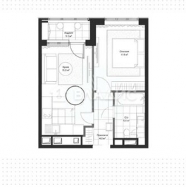 Продажа 1-комн квартиры на вторичном рынке улица Маршала Шапошникова