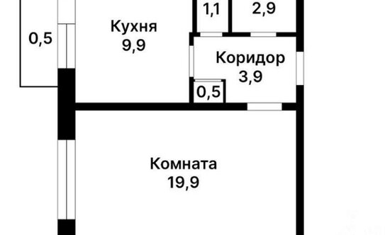Продажа 1-комн квартиры на вторичном рынке ул Покровская,  д. 37