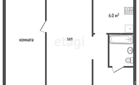 Продажа 2-комн квартиры на вторичном рынке Фосфоритный, Школьная улица,  д. 7