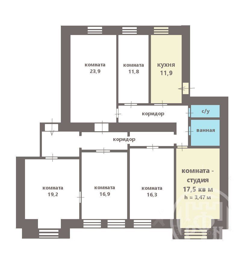 Продажа комнаты Кирилловская улица, 18