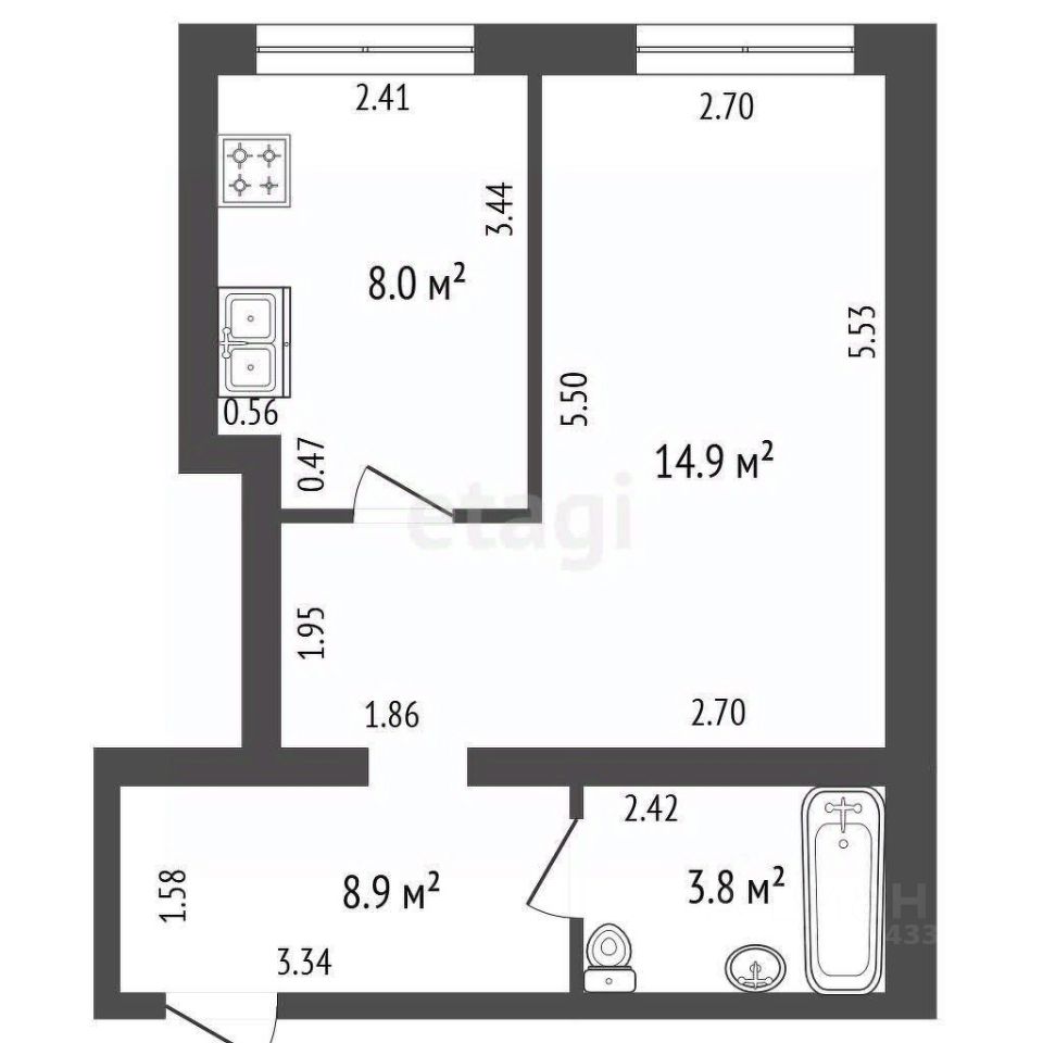 Продажа 1-комн квартиры на вторичном рынке пос. Шушары, Ленсоветовский тер., 27