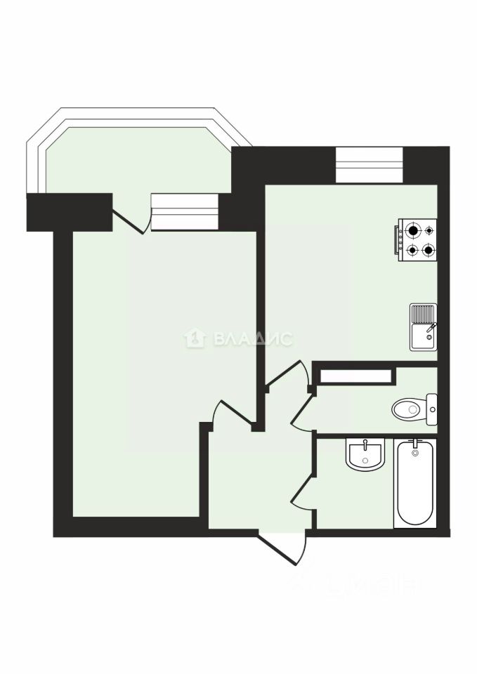 Продажа 1-комн квартиры на вторичном рынке Бухарестская улица, 118к3