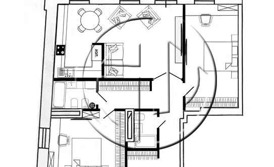 Продажа 3-комн квартиры на вторичном рынке Каретный Б. пер,  д. 24,  к. 2