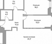 Продать Квартиры вторичка Поклонная улица  9 