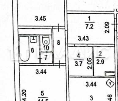 Продажа 2-комн квартиры на вторичном рынке Подольск, Литейная улица,  д. 44А
