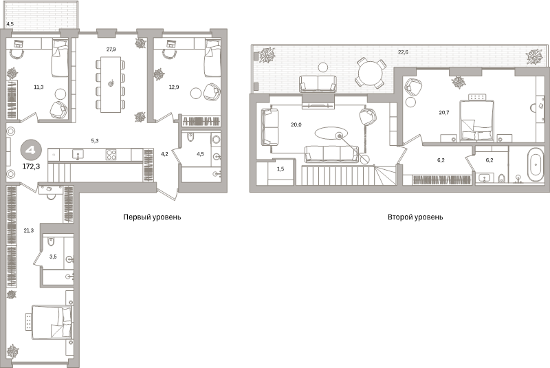 Продажа 5-комн квартиры в новостройке Санкт-Петербург г., Головнина б-р,  к. 3-1