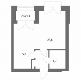 Продажа 1-комн квартиры на вторичном рынке улица Академика Константинова,  д. 1 к1 с1