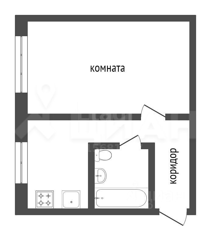 Аренда 1-комн квартиры на вторичном рынке Химки, Кольцевая улица, 6