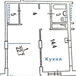 Продажа 1-комн квартиры на вторичном рынке проектируемый проезд № 6630