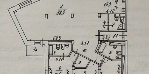 4-комн квартира улица Крылатские Холмы, 33К3
