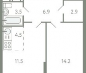 Продать Квартиры вторичка Молоково с, Ново-Молоковский б-р  1 