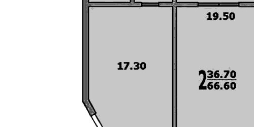 2-комн квартира Партизанская улица, 36