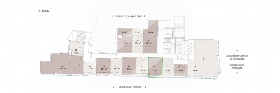 Аренда торгового помещения Солянский проезд