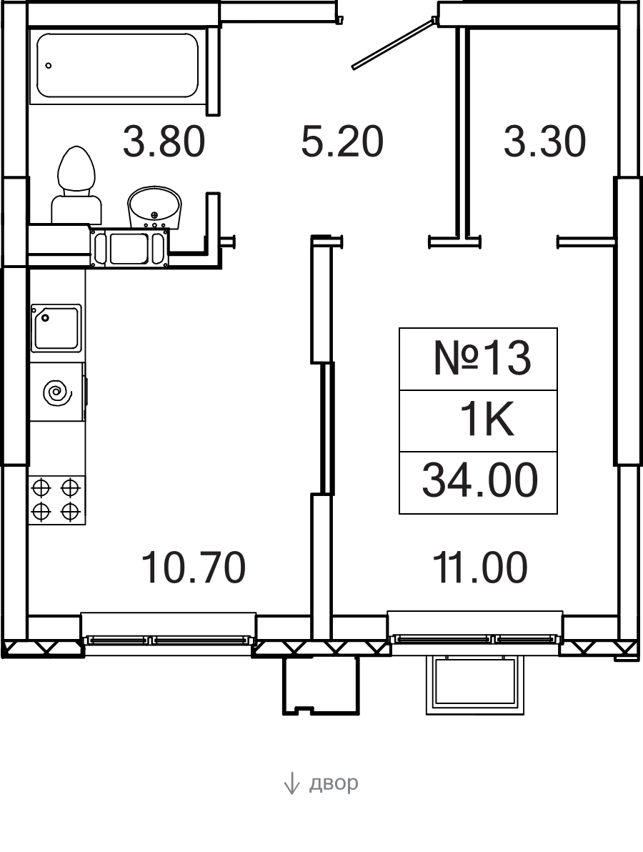 Продажа 1-комн квартиры в новостройке Сапроново д., Калиновая ул.,  к. 7